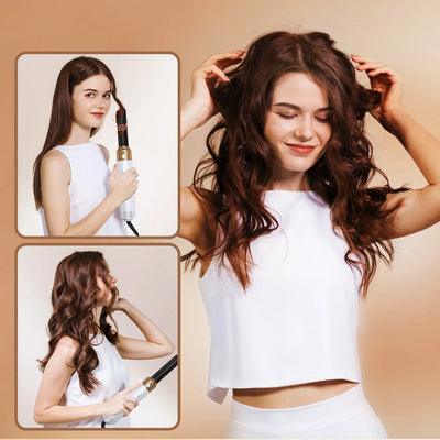 5 in 1 Multifunctional Electric Comb Negative Ion StraightComb Curling Iron Detachable Bruening Brush Hair Dryer